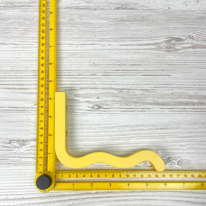 Настінний тримач для кашпо | Жовтий 15 см x 10 см