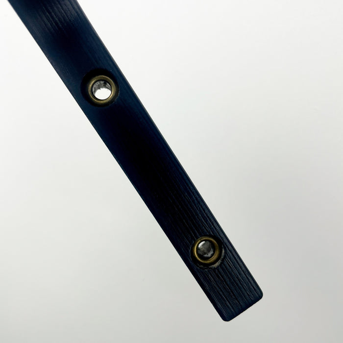 Чорний еко-кронштейн з дерева 30 см х 15 см