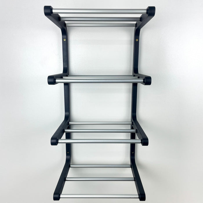 Дерев'яна обувничка на стіну — стильний чотирирівневий органайзер