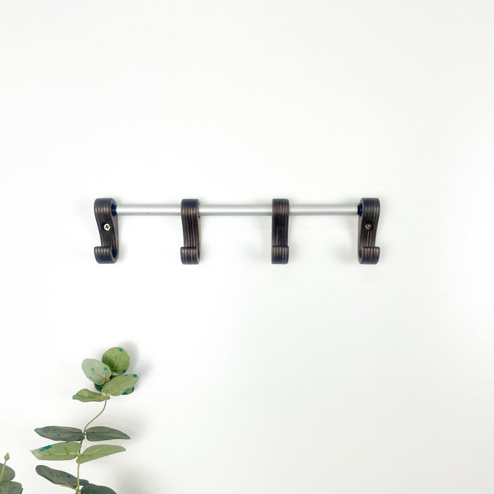 Дерев'яний настінний тримач для рушників