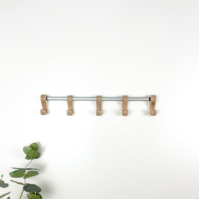 Настінна дерев'яна вішалка для рушників на кухню | Еко дизайн