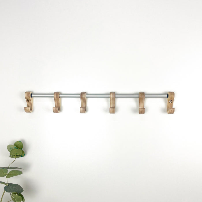 Настінна дерев'яна вішалка для рушників на кухню | Еко дизайн