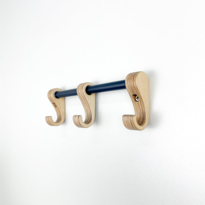 Органайзер для чашок на стіну, дерев'яна вішалка для кухні ручної роботи