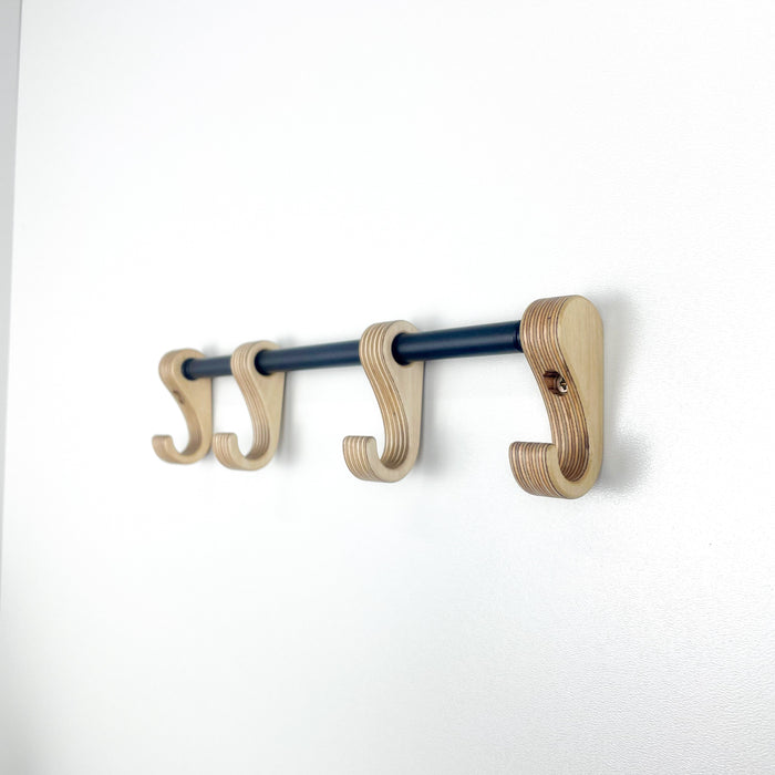 Органайзер для чашок на стіну, дерев'яна вішалка для кухні ручної роботи