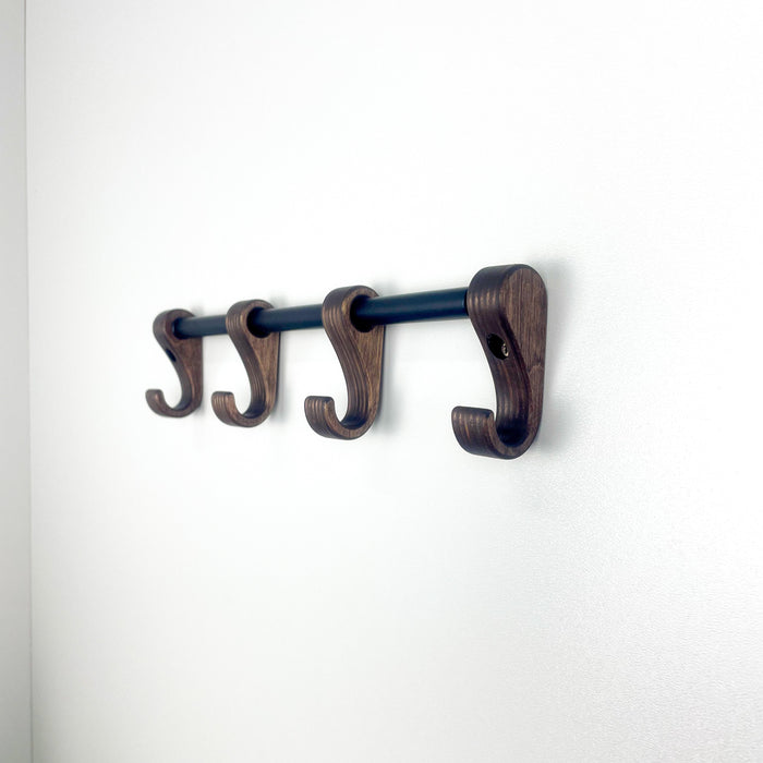 Кухонний тримач для кухлів | Горіх + Чорний