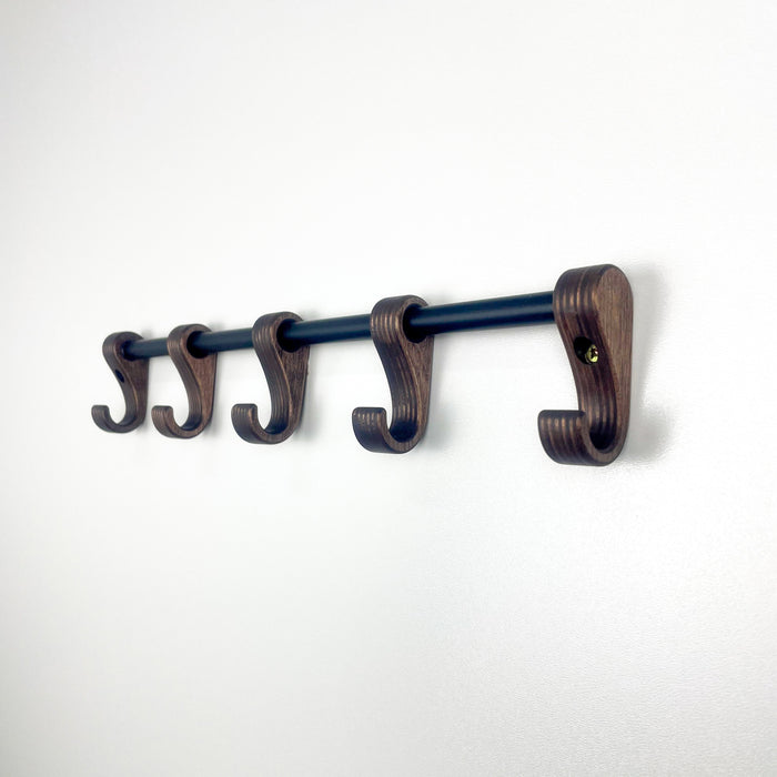 Кухонний тримач для кухлів | Горіх + Чорний