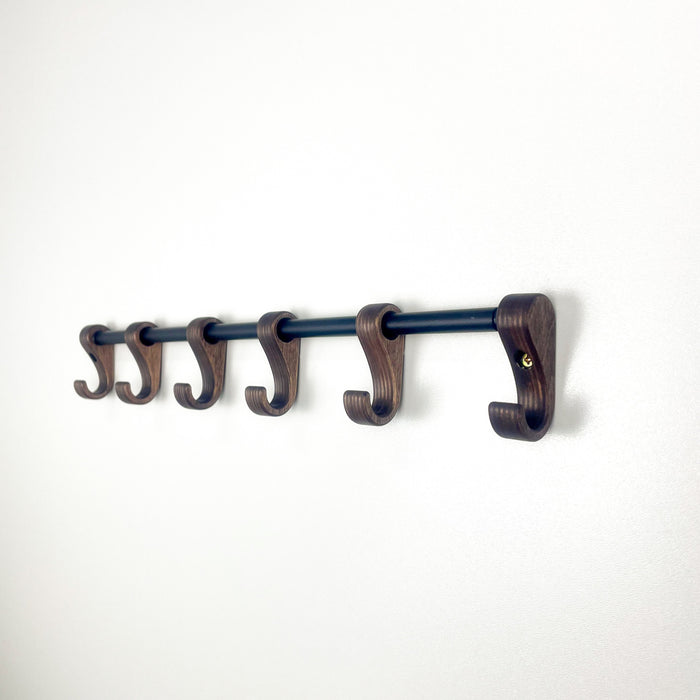 Кухонний тримач для кухлів | Горіх + Чорний