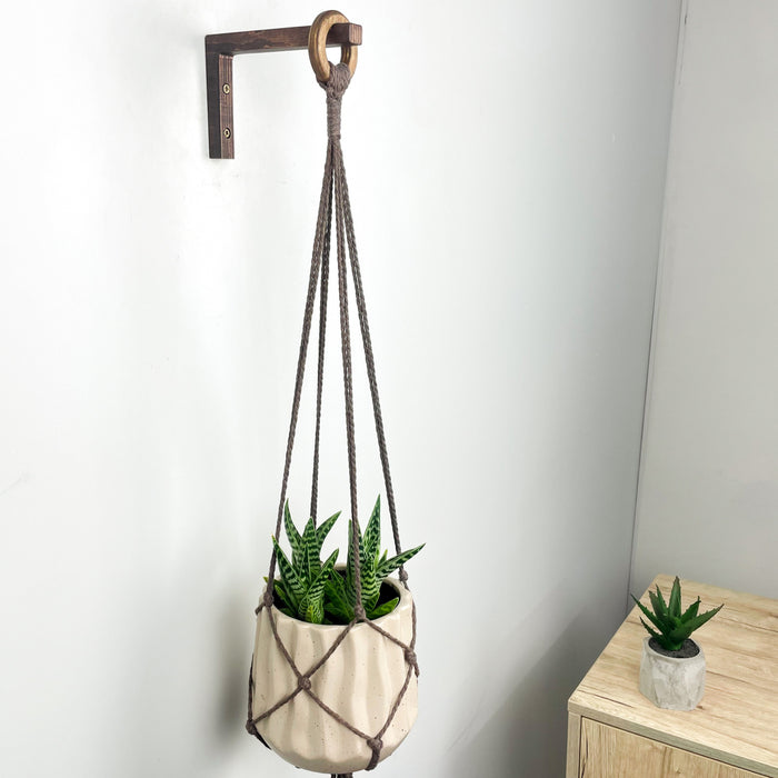 Мінімалістичний кронштейн для кашпо | Горіх