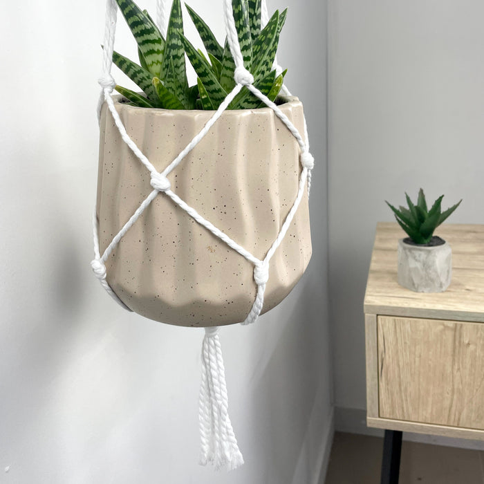 Мінімалістичний хвилястий підвіс для квітів