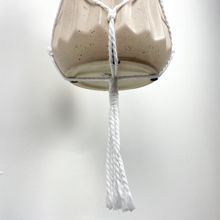 Білий сучасний кронштейн для квітів | 10 см х 15 см