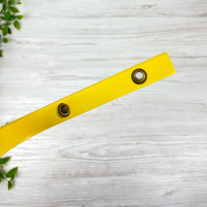 Яскравий жовтий настінний кронштейн для квітів