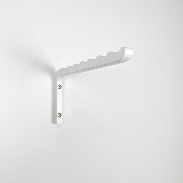 Настінна вішалка для одягу з дерева | Білий колір