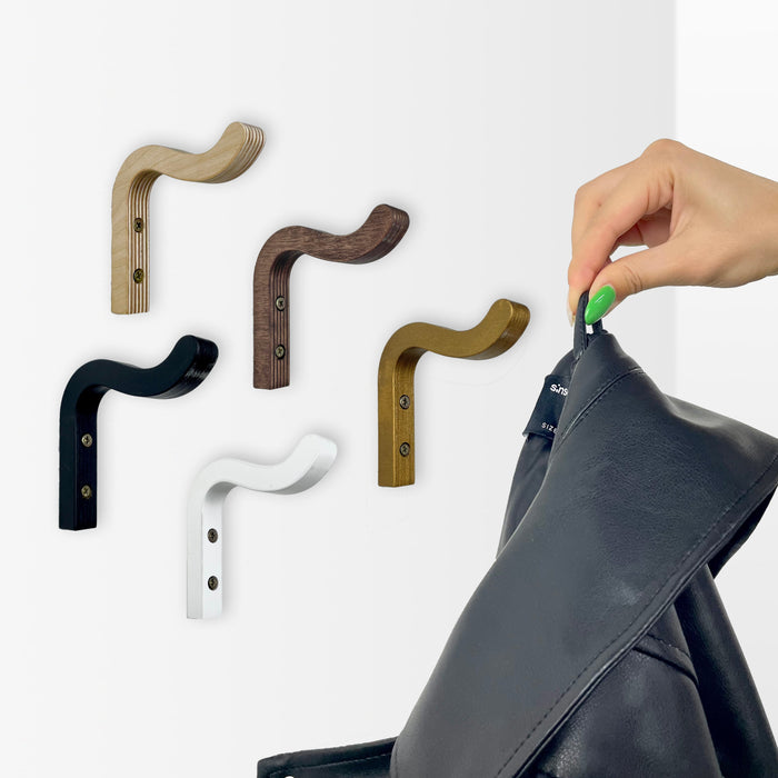 Дерев'яний кронштейн для одягу та аксесуарів