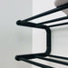 2 Tier Wooden Shoe Rack for Wall | Black - Image 3