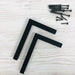 90 Degree Wood Shelf Brackets | Black 6"x4" - Image 6