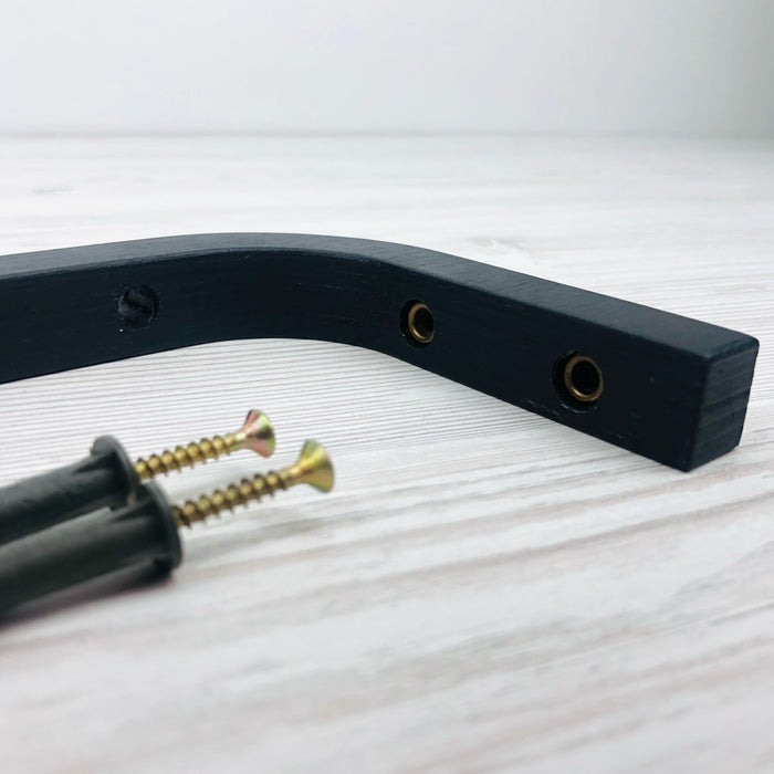 Pendant Light Bracket for Wall | Black 6"x4" - Even Wood