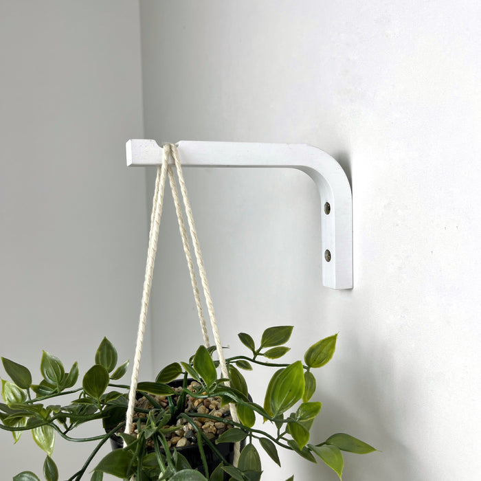 Гачок для настінного кріплення рослин | Білий 10 см x 15 см