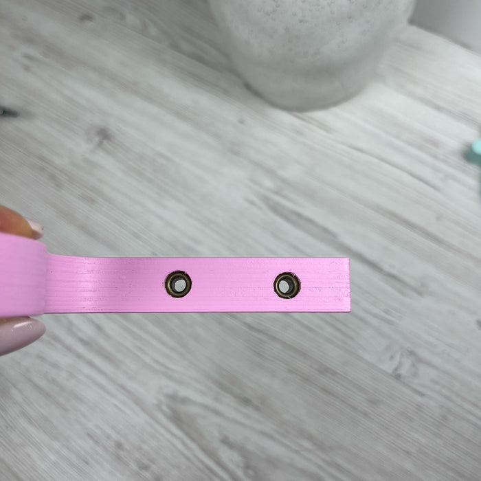 Рожевий хвилястий гачок для рослин для дому | 10 см х 15 см