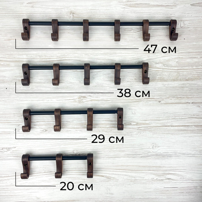 Кухонний тримач для кухлів | Горіх + Чорний