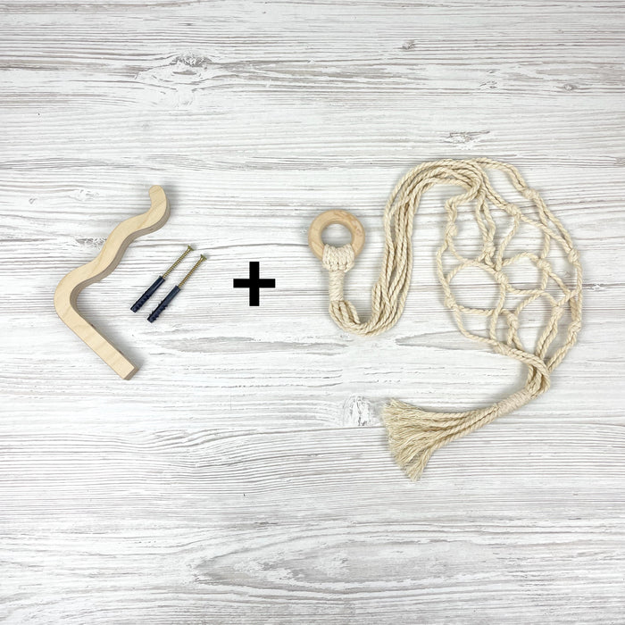 Настінний гачок для вазонів та декору | 10 см х 15 см