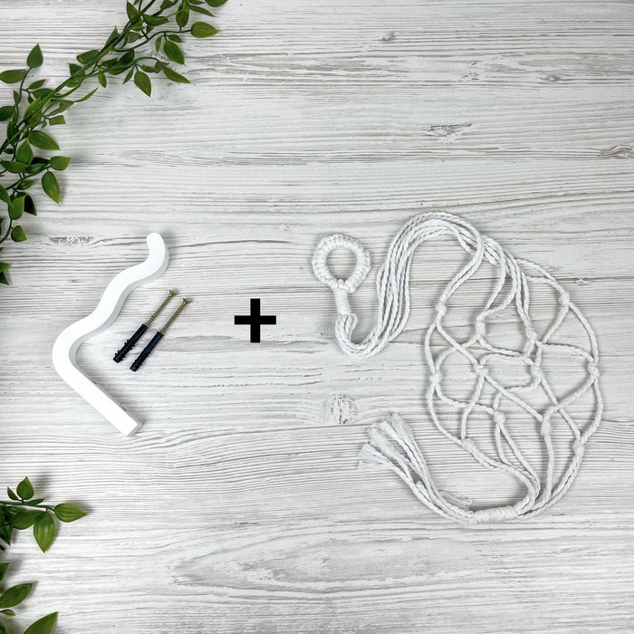 Мінімалістичний хвилястий підвіс для квітів