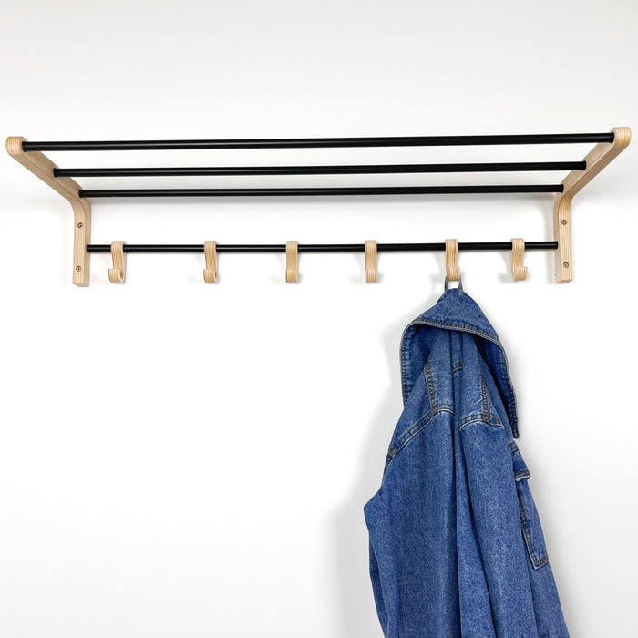 Комплект меблів у передпокій: настінна вішалка та полиця для взуття