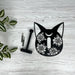 Cat Wall Hook for Hanging Plants | Black 6" - Image 3