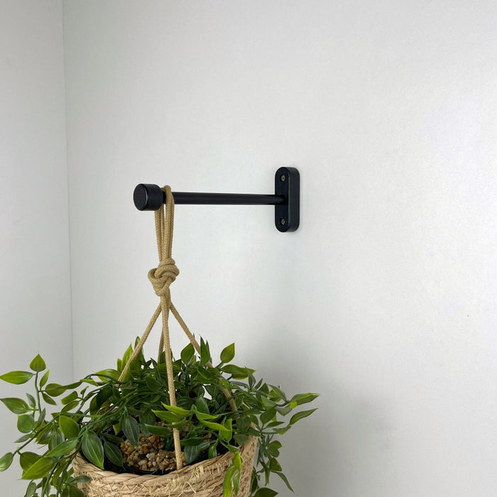 Black Plant Hanger Hook for Wall | 6" 8" 10" - Image 1