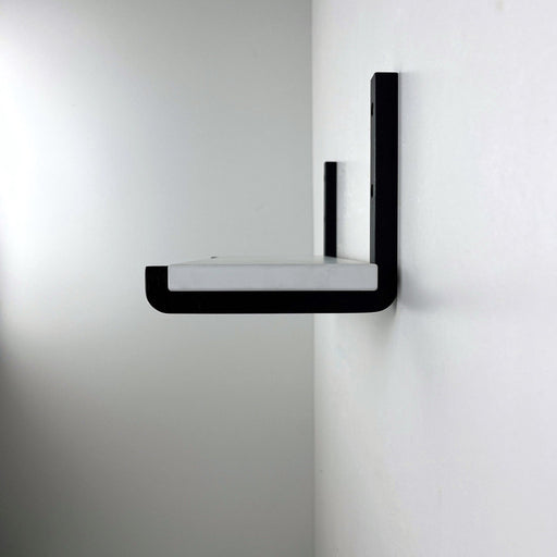 Black Shelf Brackets With Lip - Image 2