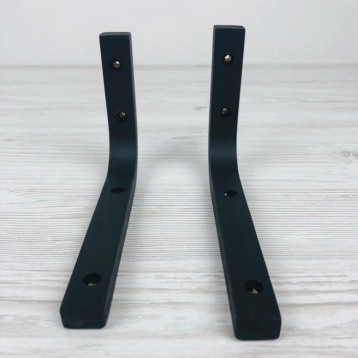 Black Wall Brackets for Minimalist Shelves - Image 3