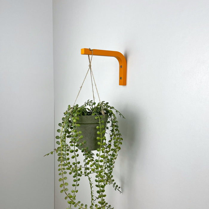 Bright Orange Plant Hook for Wall | 6"x4" - Image 2