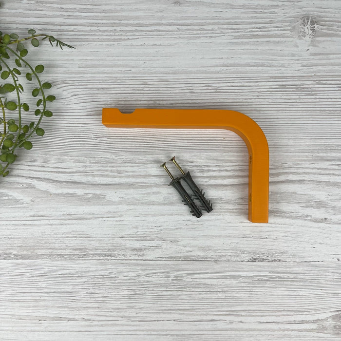 Bright Orange Plant Hook for Wall | 6"x4" - Image 3