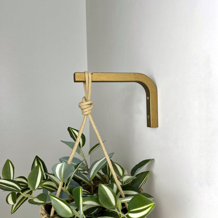 Bronze Hanging Plant Hook | 6"x4" - Image 1