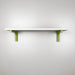 Colorful Wood Wall Shelf Brackets | Green 6"x4" - Image 2