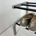 Compact Wooden Shoe Organizer | Gray + Black Rods - Image 4