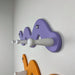 Cute Snake Coat Rack with 3 Hooks | Purple Color - Image 3