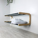Double Tier Shoe Rack for Wall | Natural + Black Rods - Image 5