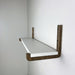 Floating Shelf Brackets With Lip | Walnut - Image 2