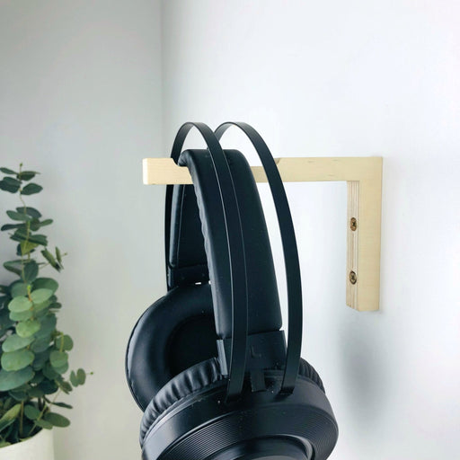 Gamer Headset Hook Holder for Wall | Natural 6"x4" - Image 1