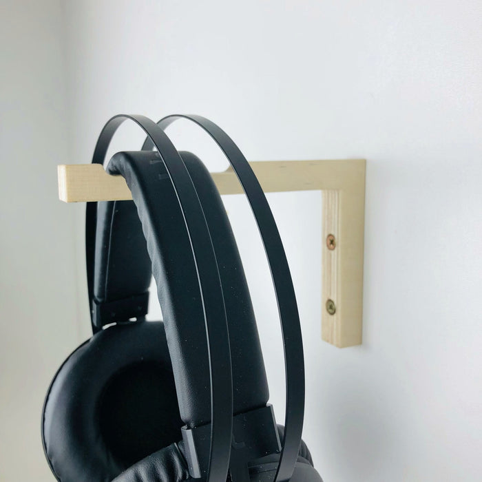 Gamer Headset Hook Holder for Wall | Natural 6"x4" - Image 2