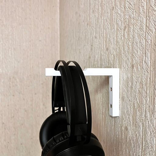 Gamer Headset Hook Holder for Wall | White 6"x4" - Image 2