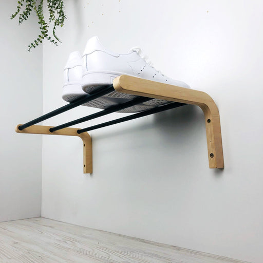 Hanging Shoe Shelf for Wall | 1 Tier - Image 2