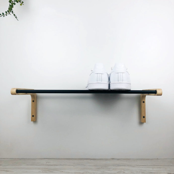 Hanging Shoe Shelf for Wall | 1 Tier - Image 6
