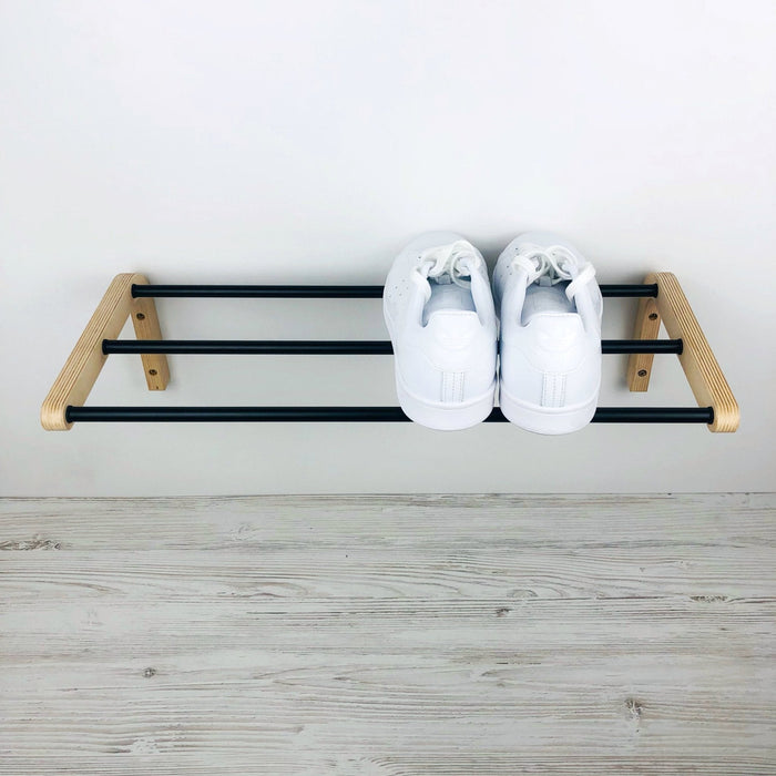 Hanging Shoe Shelf for Wall | 1 Tier - Image 5