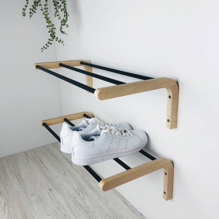 Hanging Shoe Shelf for Wall | 1 Tier - Image 1