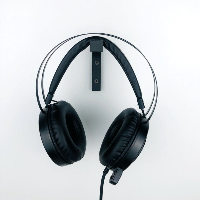 Headphone Bracket Hanger for Wall | Black 6"x4" - Image 4