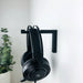 Headphone Hanger Hook for Wall | Black 6"x4" - Image 1