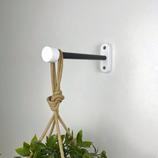 Indoor Hanging Plant Hook | Black & White 6" 8" 10" - Image 2