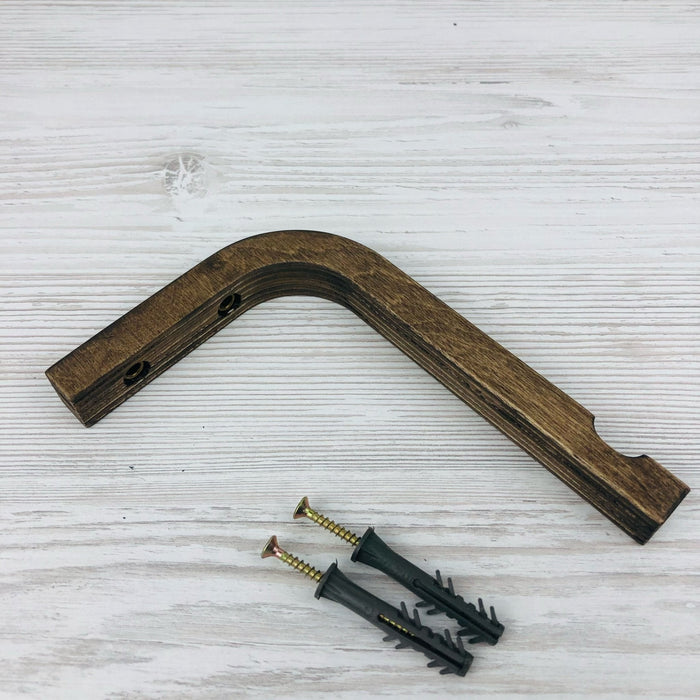 Indoor Plant Wall Bracket | Walnut 6"x4" - Image 6