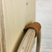 Leather & Wood Hand Towel Holder Ring | Natural - Image 5